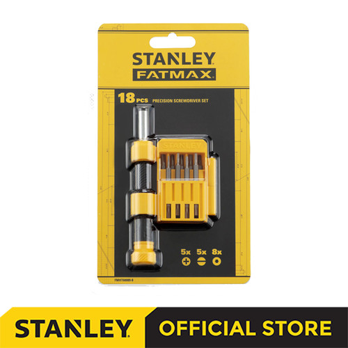 Stanley Precision Screwdriver Set / Obeng Set 18 Pcs FMHT60089-8