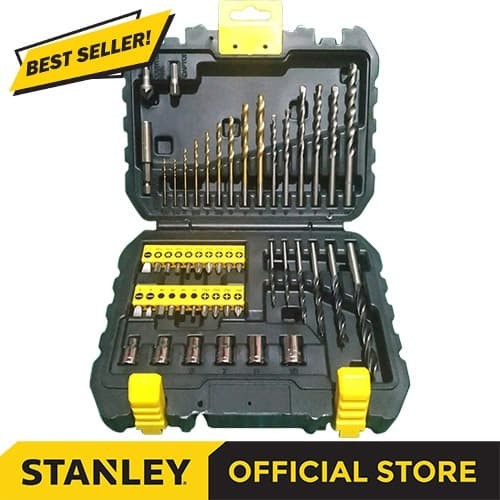 Stanley Drill&Screwdriving Set / Mata Bor&Obeng Set 50Pcs STA88546-XJ