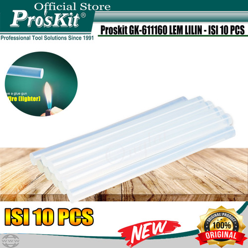 LEM BAKAR 10 PCS LEM LILIN / LEM TEMBAK BATANG Proskit GK-611160 11mm