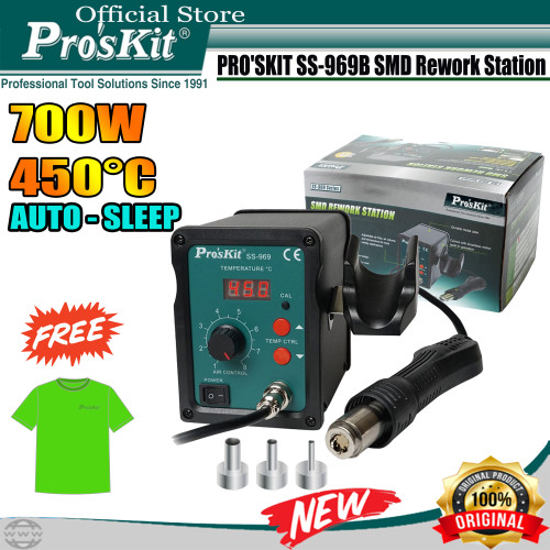 Blower UAP Digital Solder Uap Proskit SS-969B SMD Rework Station ORI