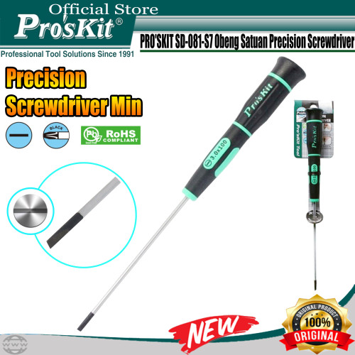 PROSKIT Obeng Satuan PRO'SKIT SD-081-S7 (-) 3.0 X 100MM ORIGINAL