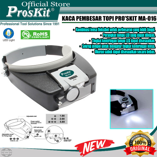 Kaca Pembesar Topi PRO'SKIT MA-016 ORIGINAL