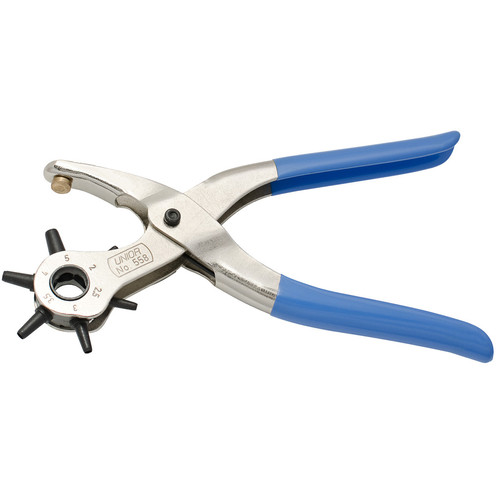 UNIOR Revolving punch pliers with 6 punches -  Pembolong Gesper 558/5P