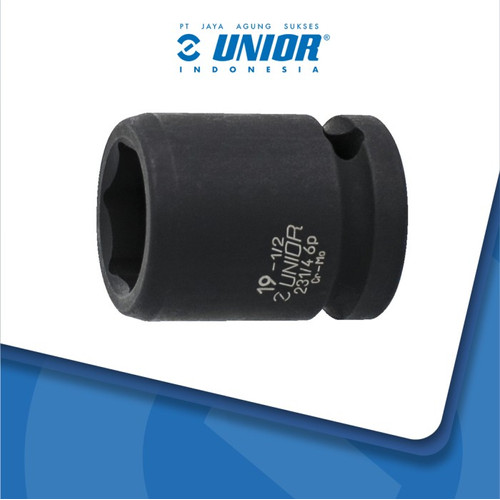 UNIOR Impact socket 1/2" -  Tipe 231/4 6p