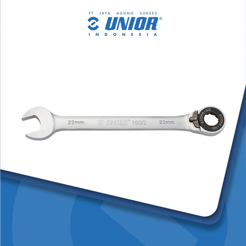 UNIOR Ratchet combination wrench - 160/2