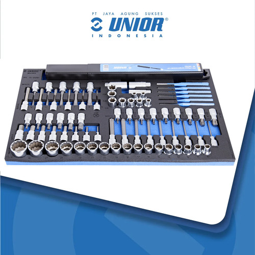 UNIOR Set of hand tools in SOS tool tray - 964/31SOS