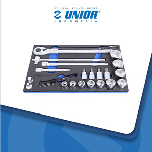 UNIOR Set of socket wrenches in SOS tool tray - 964/53SOS