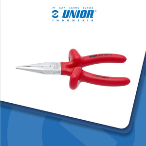 UNIOR Long nose pliers with side cutter - 506/1VDEDP