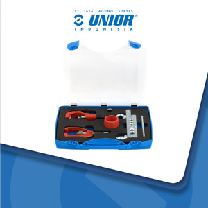 UNIOR Tube cutting and flaring set in plastic box - 370