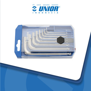 UNIOR Set of ball end hexagon wrenches in plastic box - 220/3SPB1