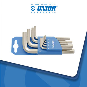 UNIOR Set of hexagon wrenches on plastic clip - 220/3PH