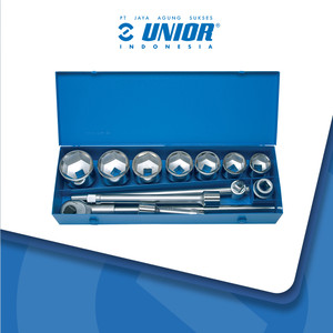 UNIOR Socket set 1" in metal box - 199MB1