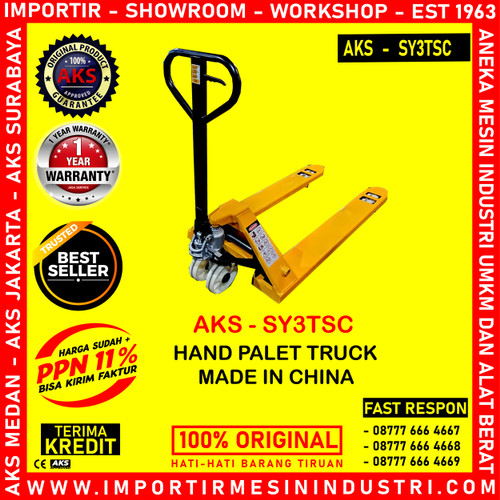 Alat Angkut Barang / Manual Hand Lift Pallet 3 Ton - SY3TSC