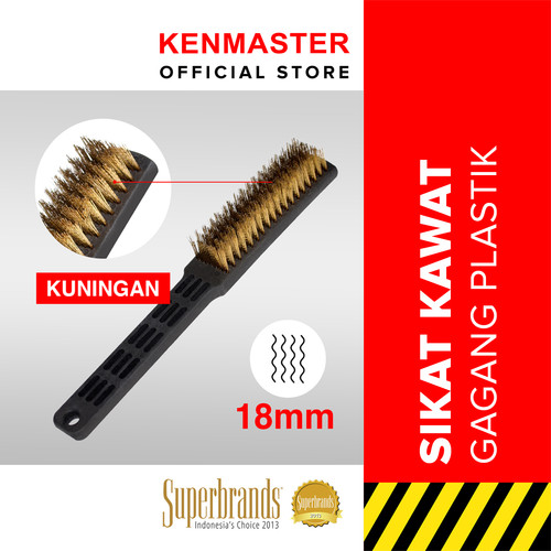 Sikat Kawat KM-1431 GG Plastik Hitam