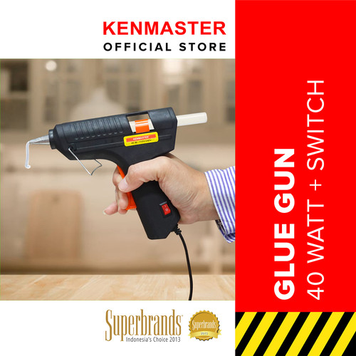 Kenmaster Glue Gun SWITCH 40 Watt - Lem Tembak - GLUE014