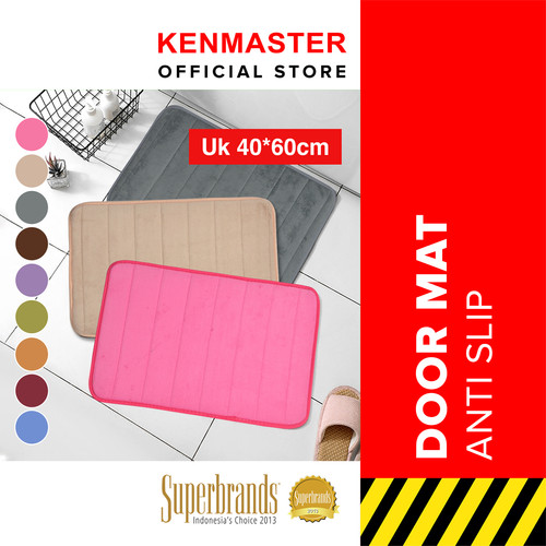 Keset Anti Slip 40X60CM /Door Mat Anti Slip KM-224 / Keset Kamar Mandi