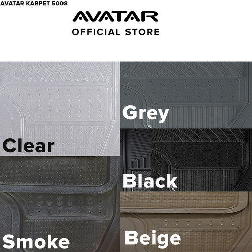 Avatar Karpet Mobil 5008 - 4pcs - Tersedia 5 Pilihan Warna