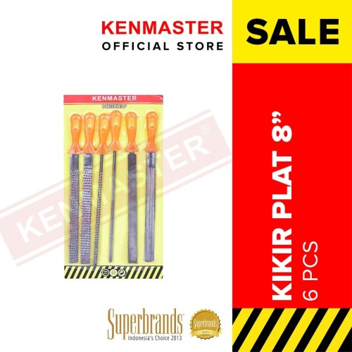 Kenmaster Alat Kikir Set / 6 Pcs 8 In - Clearance