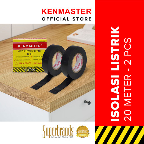 Kenmaster Isolasi Listrik TP01 20 Meter - 2 Buah