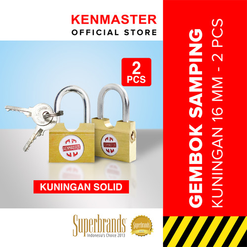 Kenmaster Gembok Samping 16mm – 2pcs