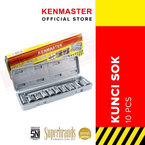 Kenmaster Kunci Sok 10 Pcs