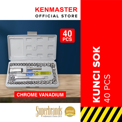 Kenmaster Kunci Sok 40 Buah