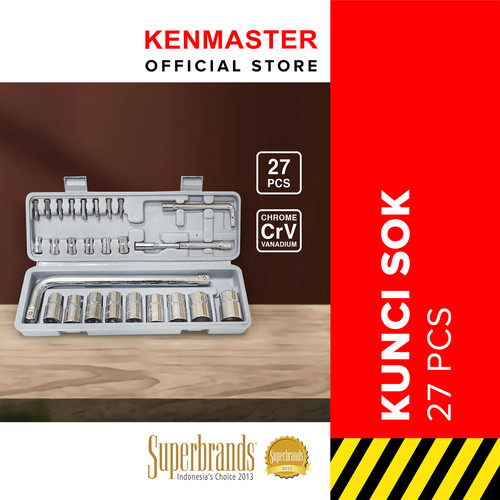 Kenmaster Kunci Sok 27 Pcs