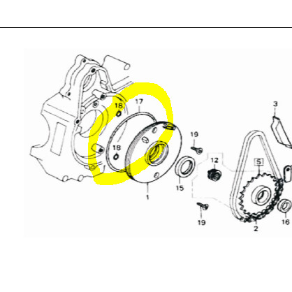 Karet O Ring 107x2 Viar Motor Roda Tiga Karya BIT