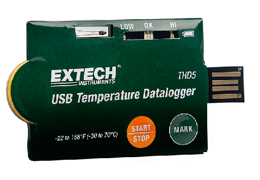 [10477568] EXTECH USB SINGLE USE TEMP.DATALOGGER MED THD5