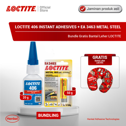 Henkel LOCTITE 406 20 Gr + LOCTITE EA 3463 50 Gr BUNDLING