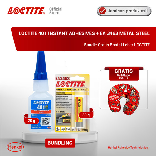 Henkel LOCTITE 401 20 Gr + LOCTITE EA 3463 50 Gr - BUNDLING