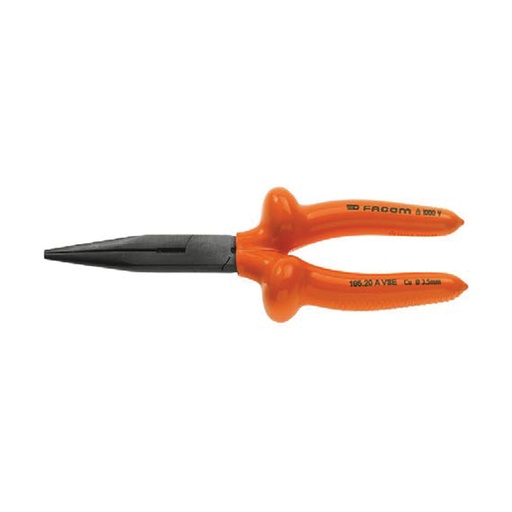 [FM0007231] FACOM LONG NOSE PLIERS INSULATED 185.20AVSE