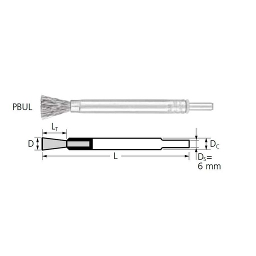 [PF0002150] PFERD BRUSH PBUL1010/6 ST0.30 659205