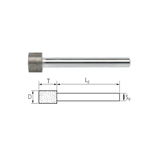 [PF0002008] PFERD CBN POINT B126 BZY-N8.0-8/6 119402