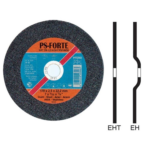 [PF0001715] PFERD CUT WHEEL EH100-2.4PSFSTEELOX 523018