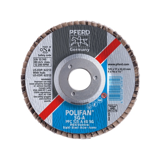 [PF0001698] PFERD POLIFAN PFF125A80SG 167564