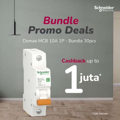 Bundle Schneider Electric MCB DOMAE 10A 1P (30pcs)