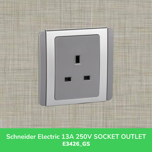 Schneider Electric 13A 250V SOCKET OUTLET-E3426_GS