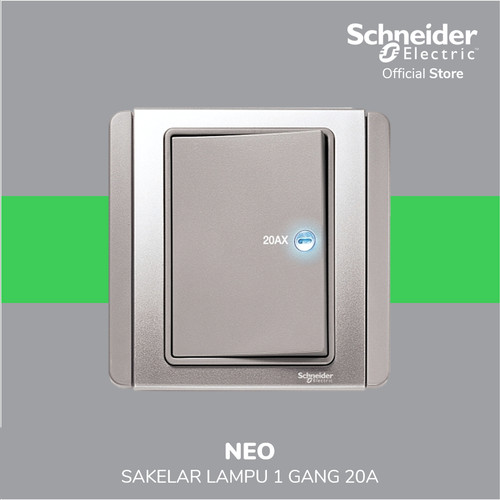 Schneider Electric NEO Saklar 1 Gang 20A LED E3031HD20_EBGS