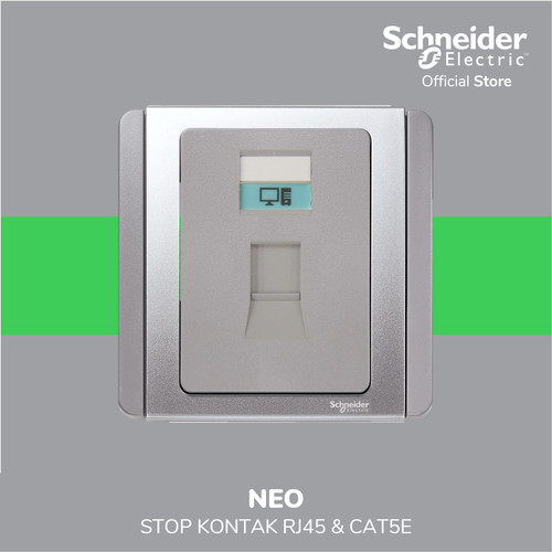 Schneider Electric Neo 1 Gang Kontak RJ45 & Cat5E - E3031RJ5E_GS