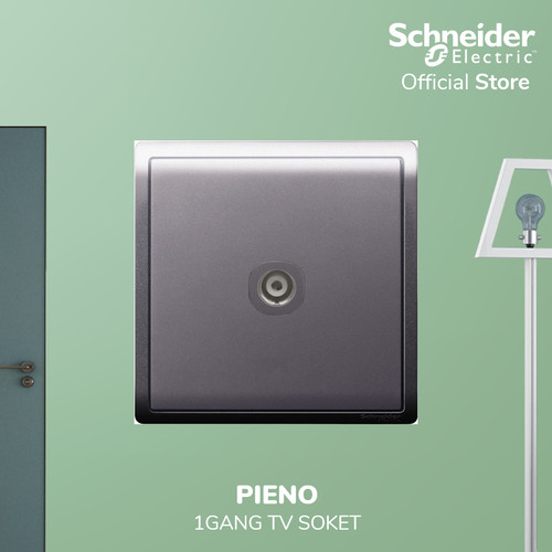 Schneider Electric PIENO 1 Gang Stop Kontak TV - E8231TV_LS_G1