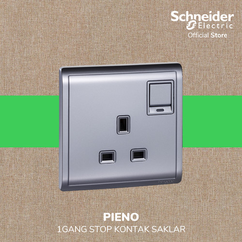 Schneider Electric PIENO 1 Gang Stop Kontak Saklar - E8215N_LS_G1