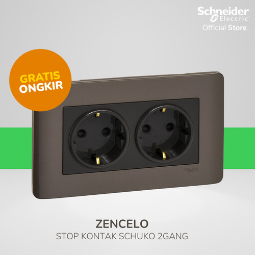 Schneider Electric ZENcelo 2G Stop Kontak Schuko - E84T426_16S_SZ_G3