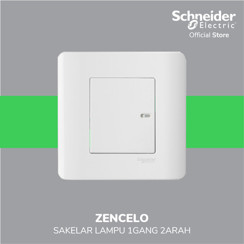 Schneider Electric ZENcelo Saklar Datar 1 Gang 2 Arah - E8431_2_WE_G3