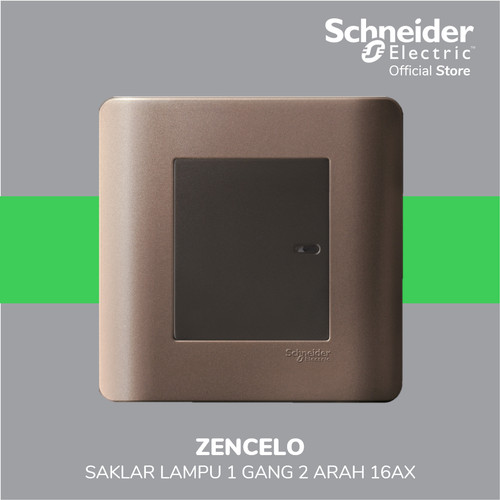 Schneider Electric ZENcelo Saklar Datar 1 Gang 2 Arah - E8431_2_SZ_G3