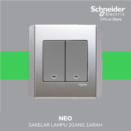 Schneider Electric Neo Saklar Lampu 2 Gang 1 Arah - E3032V1_EBGS_G3