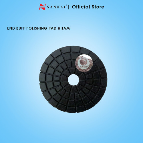 End Buff Polishing Pad 4 inch Black Murah Dongsing Tools