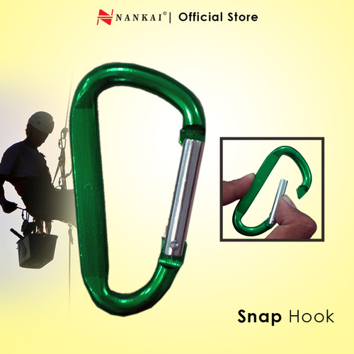 Gantungan Kunci Carabiner 7x70(5pcs) Hijau Nankai