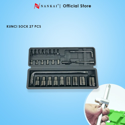 KUNCI SOCKET SET 27 PC NANKAI