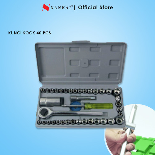 KUNCI SOCKET SET 40 PC NANKAI